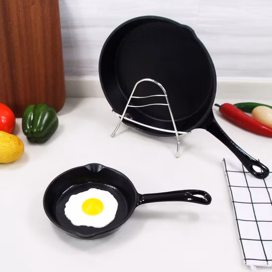 Enamel Skillet Kitchen Non Stick 3PCS Set Enamel Cast Iron Fry Pan